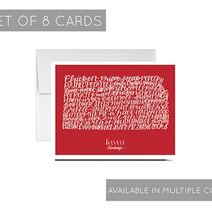 Kansas Foodways Cards, Set of 8
