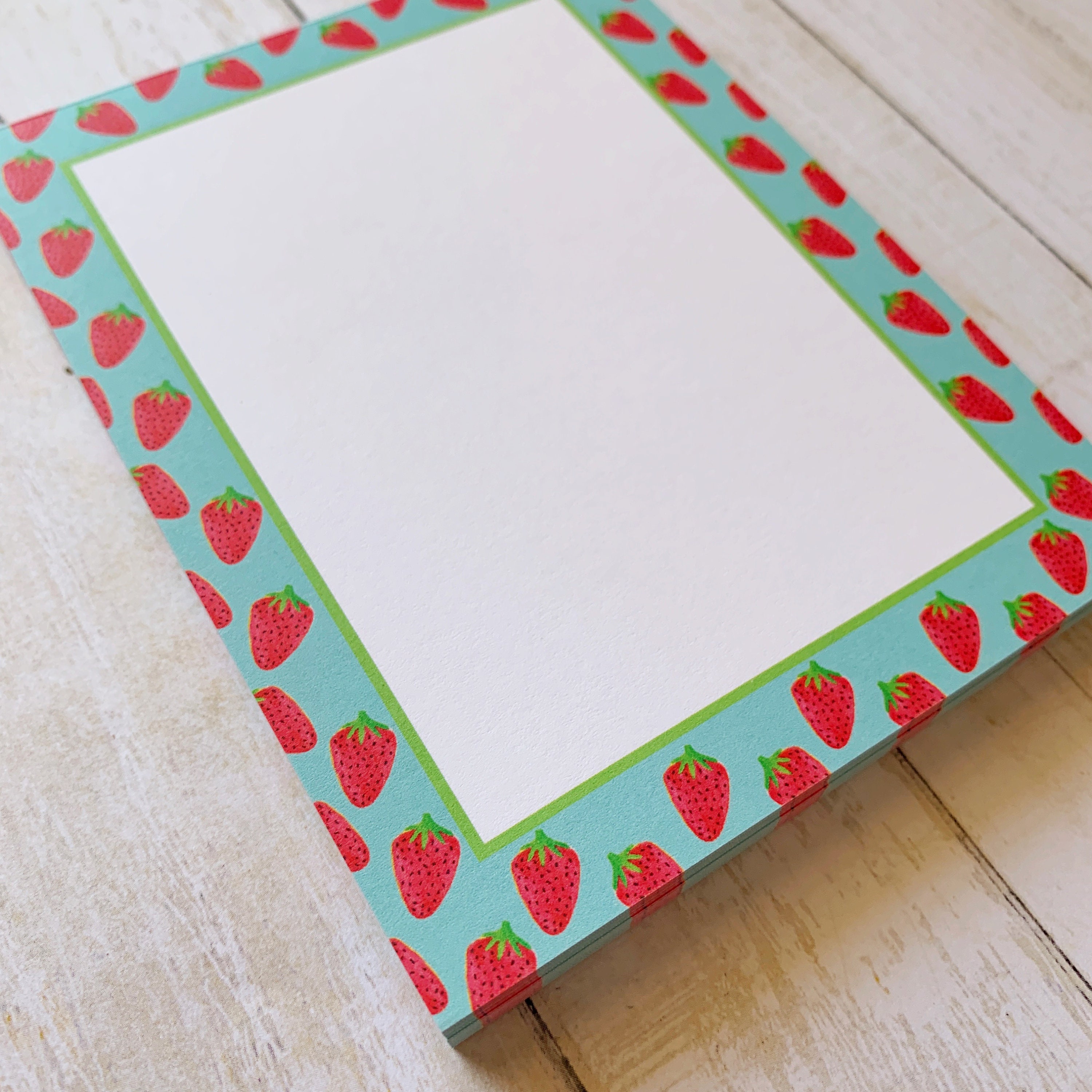 Strawberry Notepad, A2 Size - Etsy