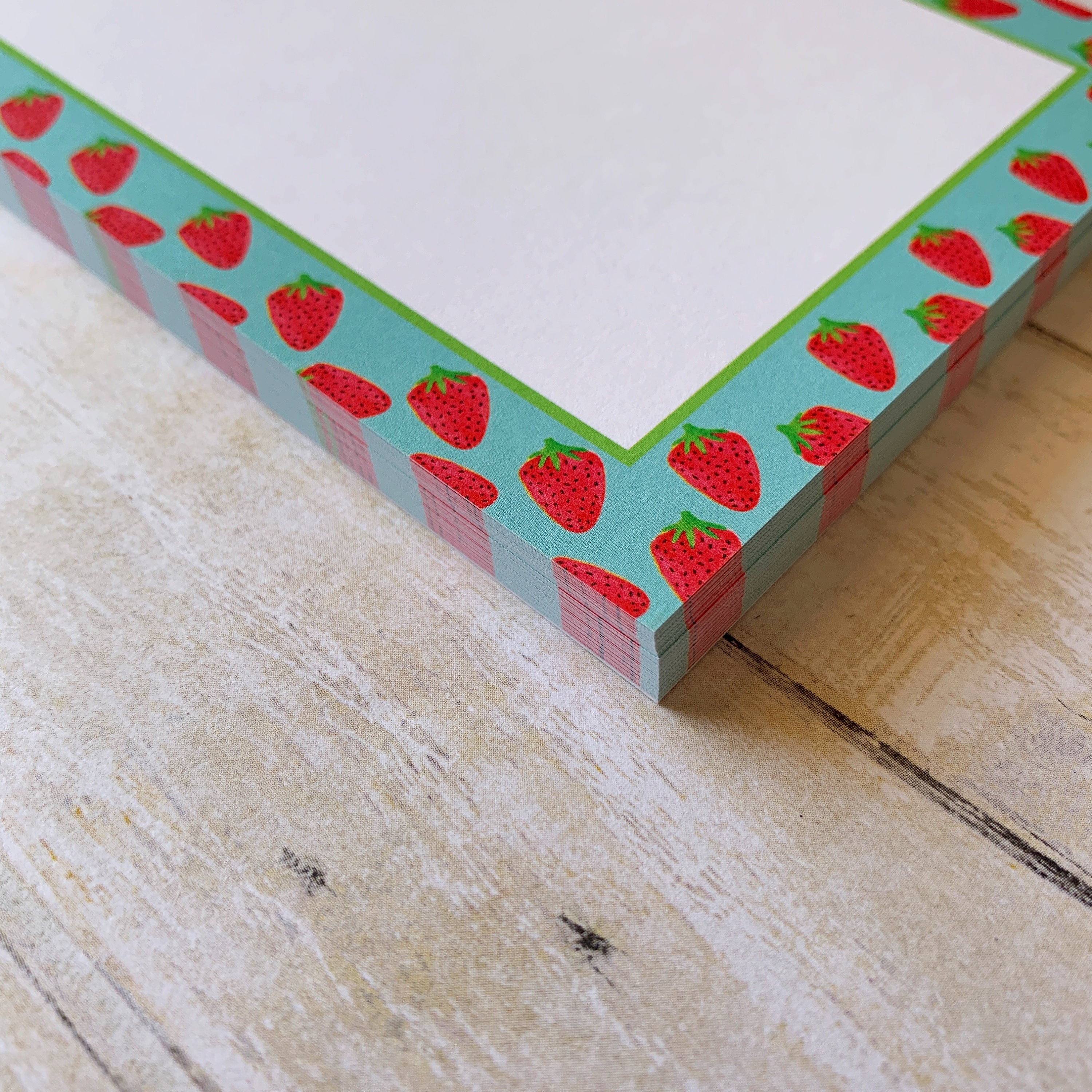 Strawberry Notepad, A2 Size - Etsy
