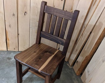 Walnut Dining Chairs | Set of Chairs | Wood Dining Chairs | Walnut Chairs | Made in Colorado | Dining Chairs | Walnut Furniture