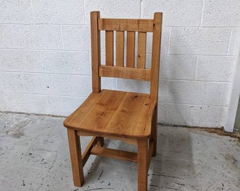 Alder Wood Chair - Wood Dining Chair - Dining Chair - Handcrafted Dining Chair - Natural Alder Wood Chair - Custom Dining Chairs