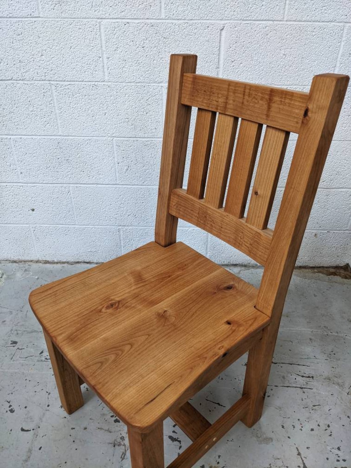 Alder Wood Chair Wood Dining Chair Dining Chair Etsy