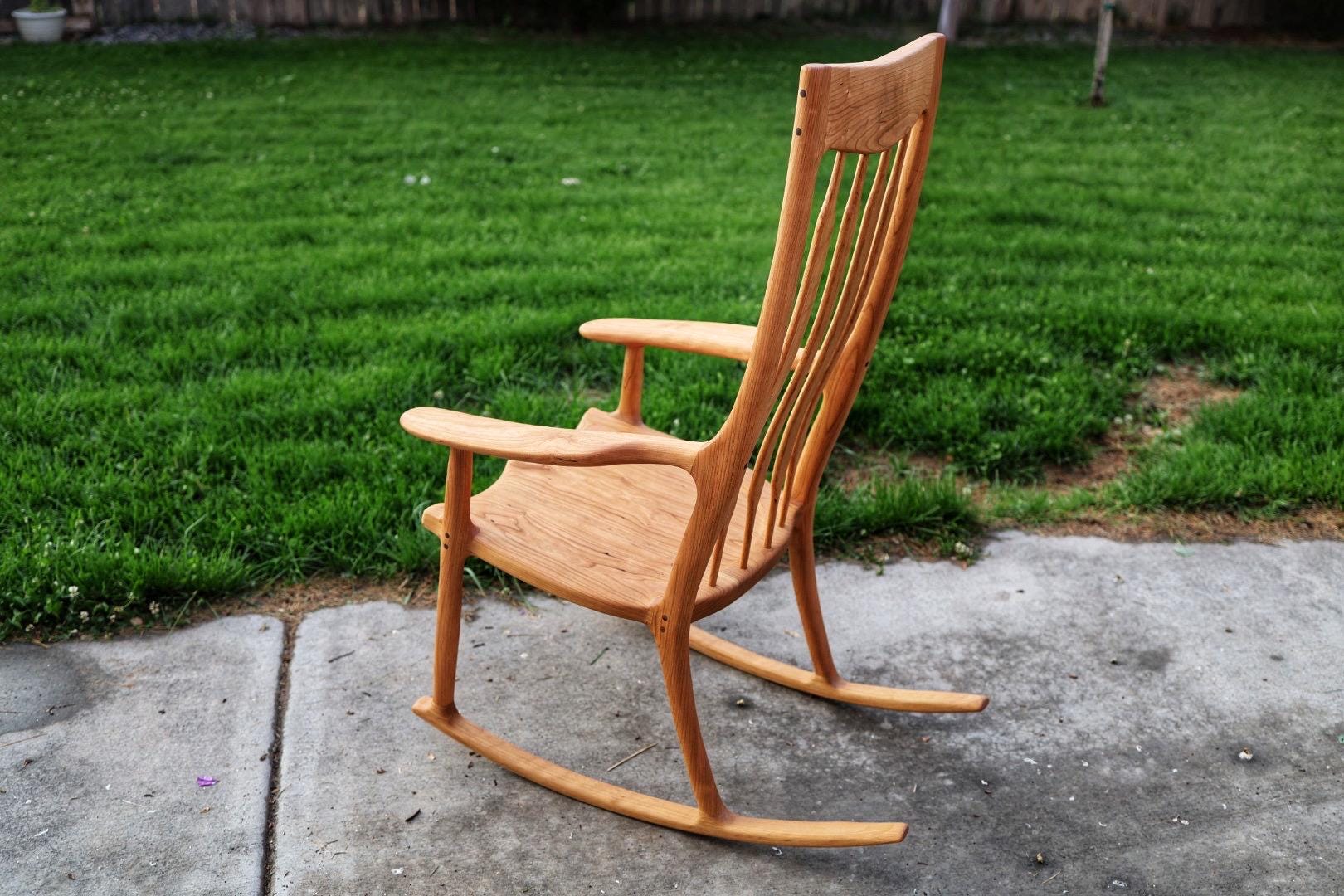 Wooden Rocking Sam Maloof Rocking Chair For Sale Bonhams Sam