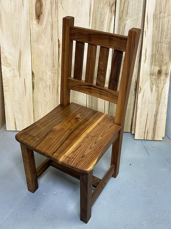 Walnut Dining Chairs Priced per Chair Made to Order Customization