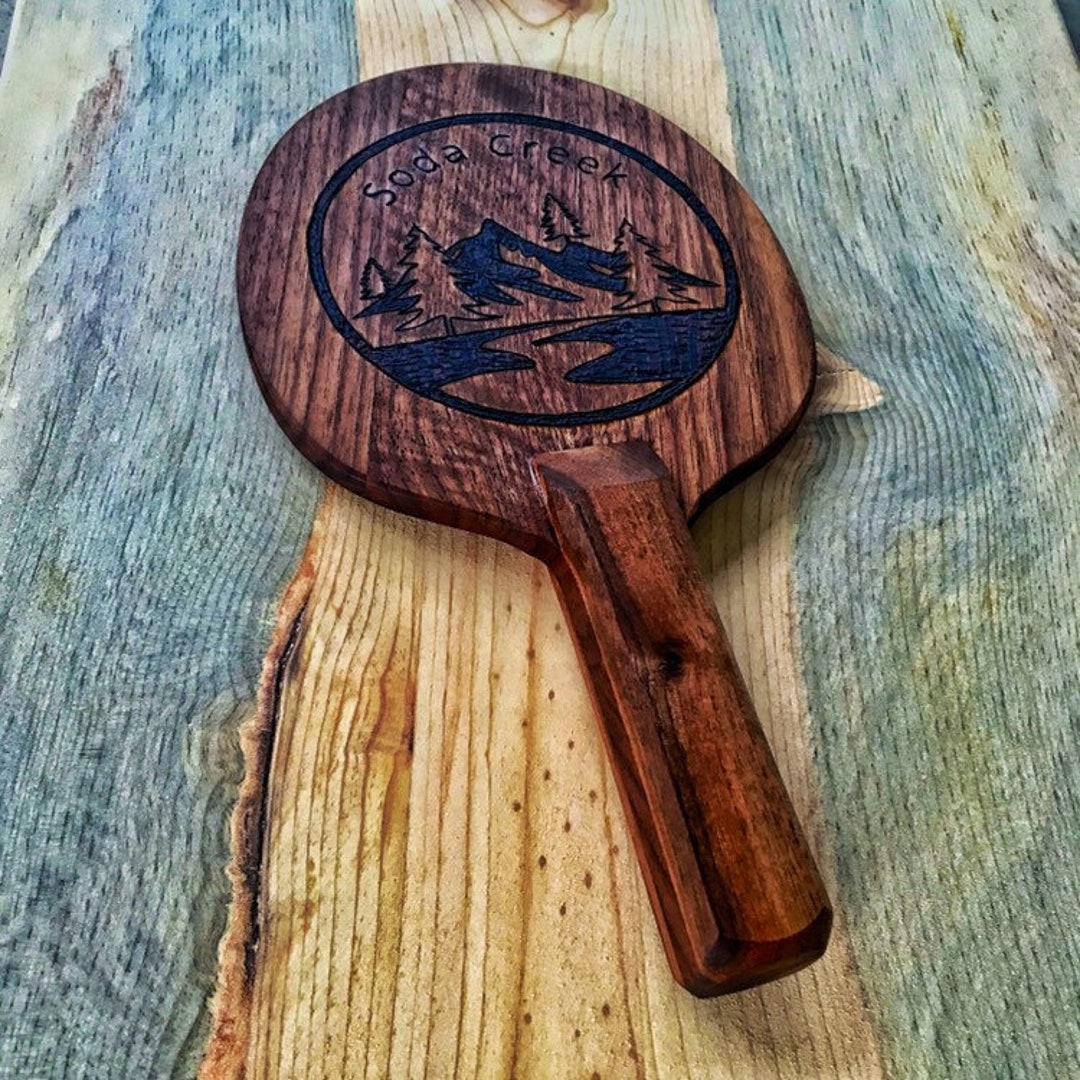 Custom Ping Pong Paddle Walnut Paddle Ping Pong Trophy Paddle Engraved
