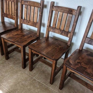 Alder Chairs, Dining chairs, Handmade Dining Chairs, Mission Style Chairs, Modern Chairs