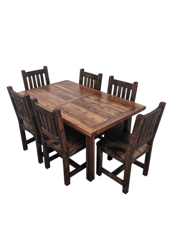 Walnut wood online dining table set