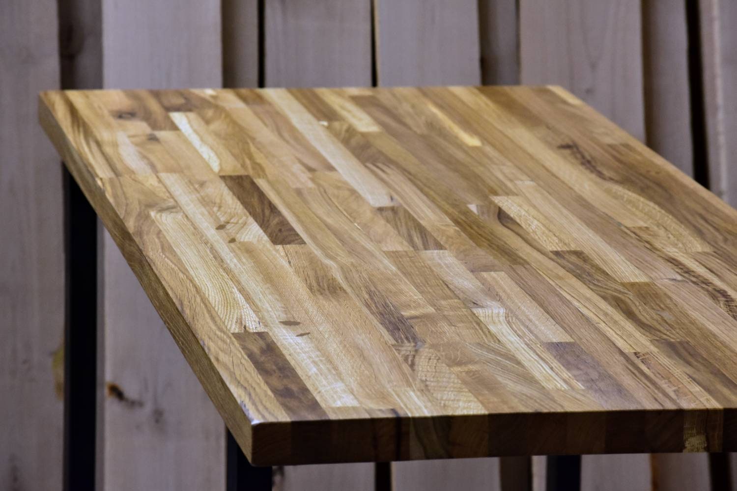 Oak Butcher Block Dining Table Solid Oak Table Oak Wood Etsy