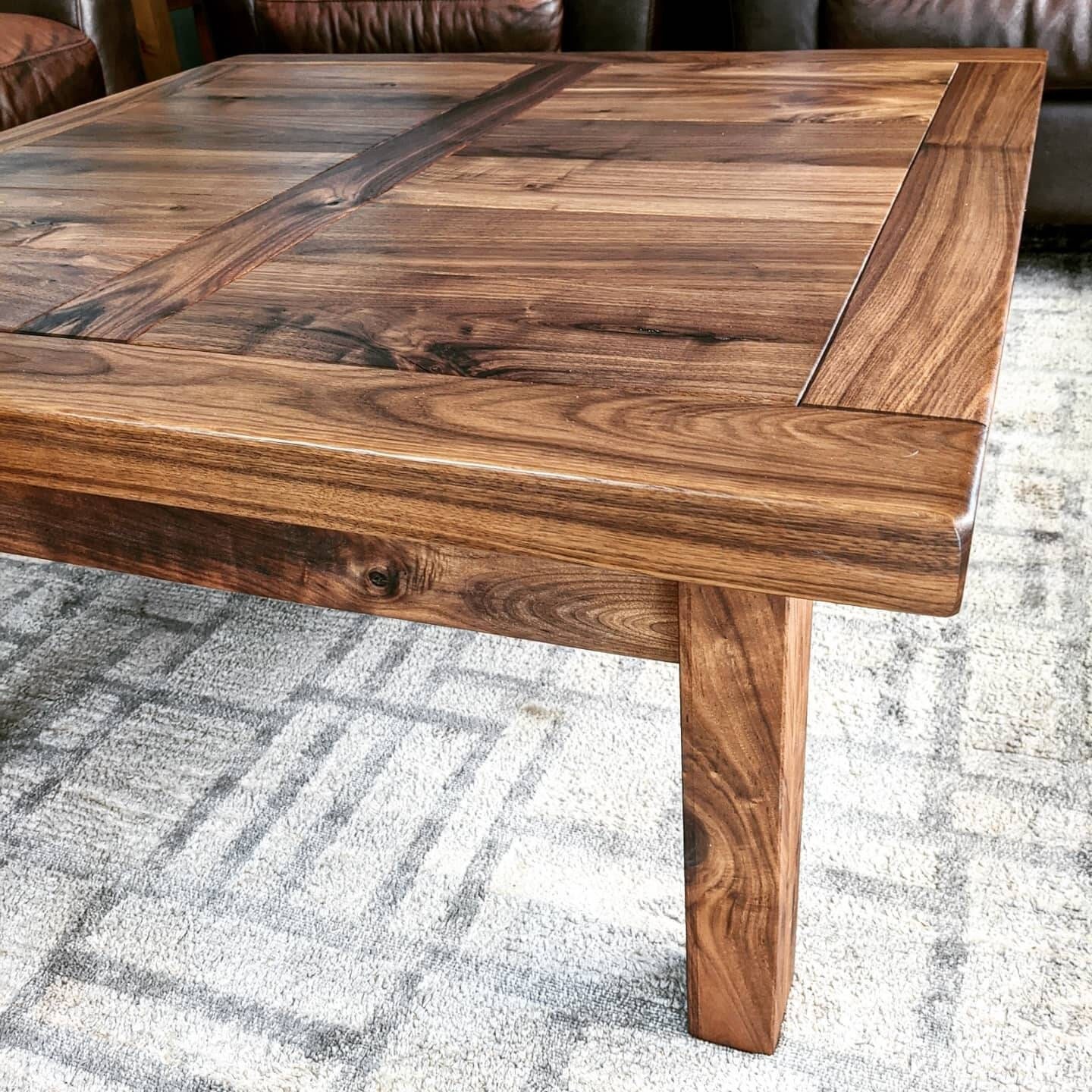 Walnut Coffee Table | 3 Ft X 3 Ft | Made With Solid Walnut Wood