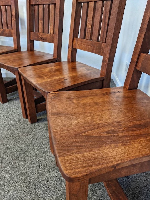 Dining Chairs | Set of 4 Chairs | Cherry Stained Chairs Dining Chairs | Set of 4 Chairs | Cherry Stained Chairs