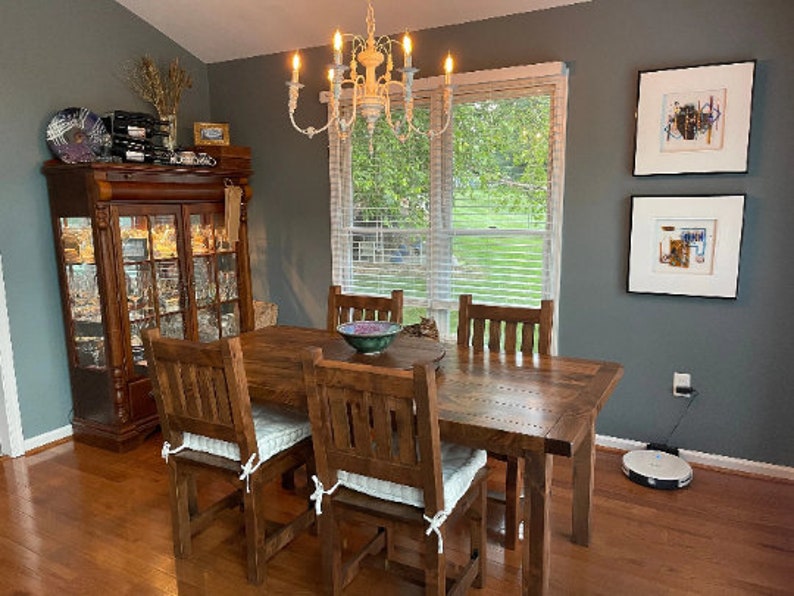 Dining Table Set and Chairs Handcrafted Dining Set With Etsy