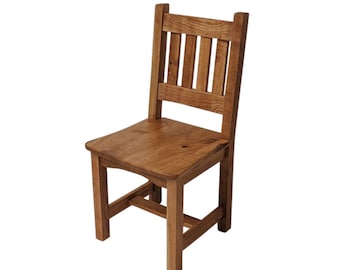 Cherry Wood Dining Chairs, Cherry Chairs Made In The USA, Handcrafted Dining Chairs, Hardwood Dining Chairs