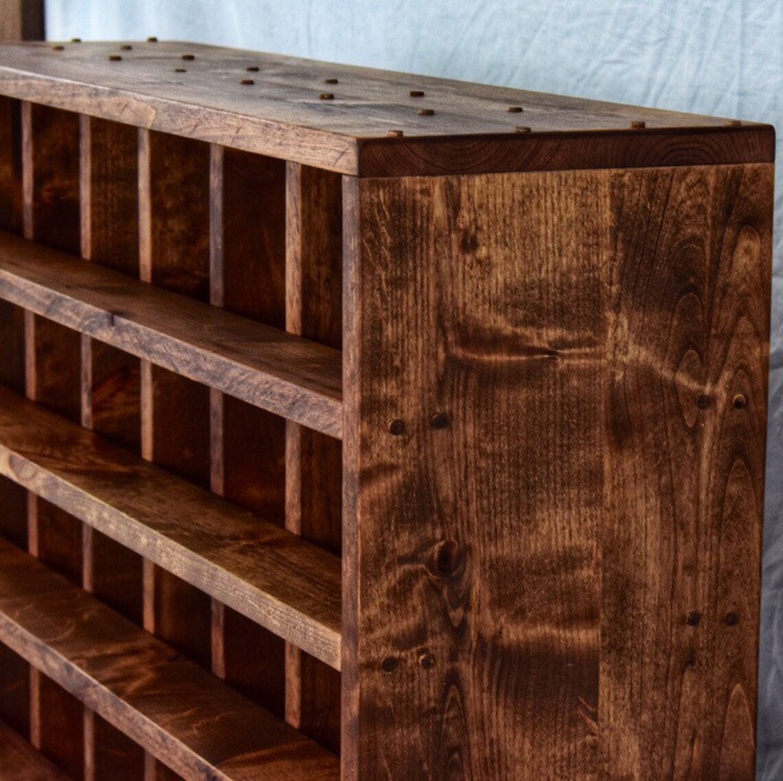 100 Bottle Wine Rack Made With Solid Alder Wood Handcrafted Etsy