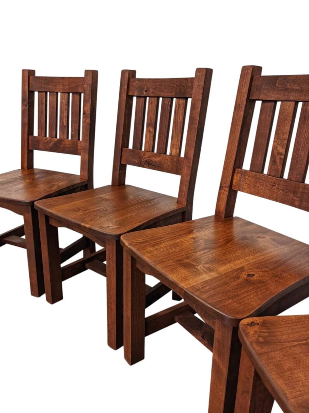 Dining Chairs | Set of 4 Chairs | Cherry Stained Chairs Dining Chairs | Set of 4 Chairs | Cherry Stained Chairs