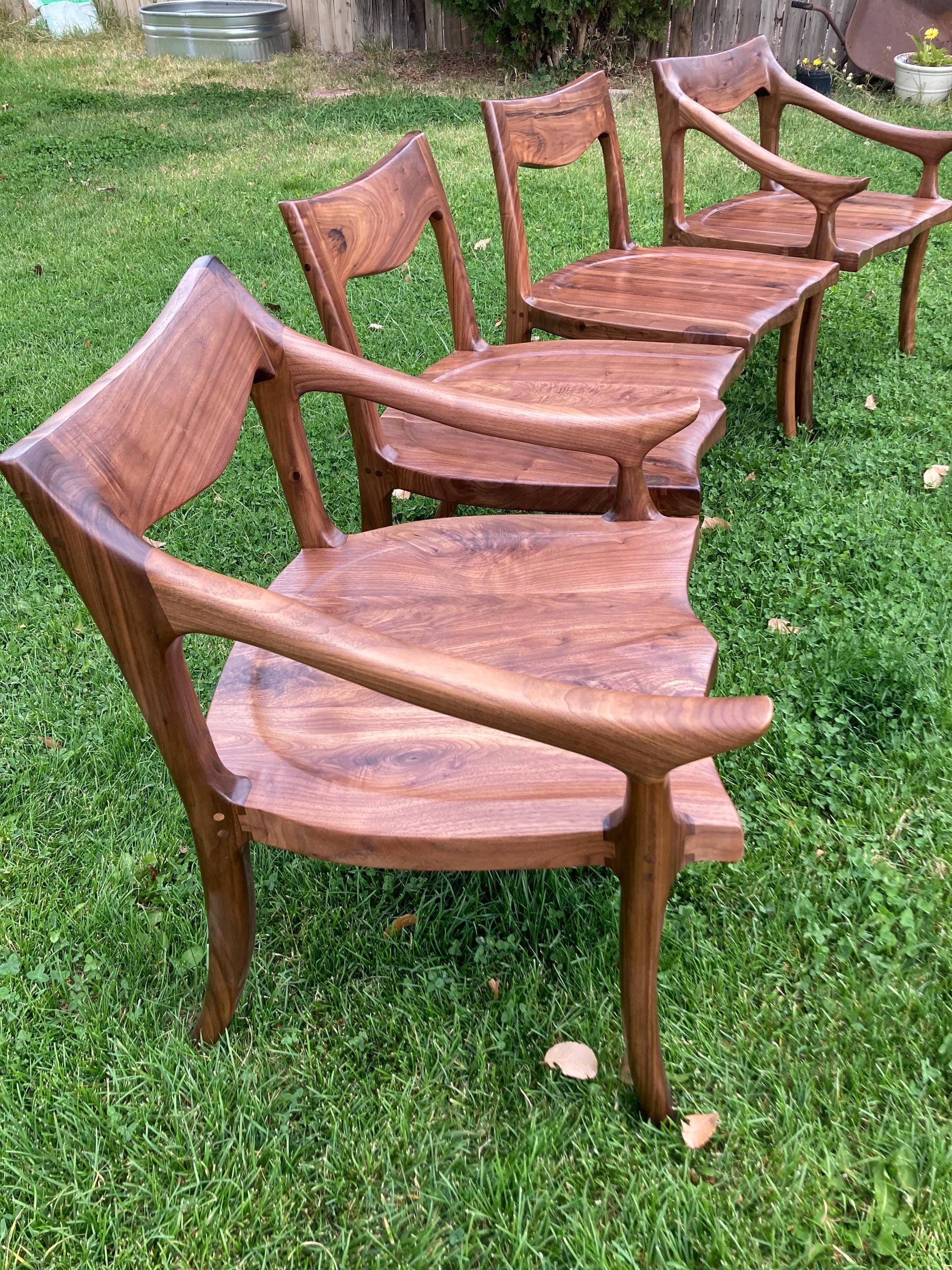 Maloof Style Maloof Dining Chair Low Back Chair- Exact Sam Maloof