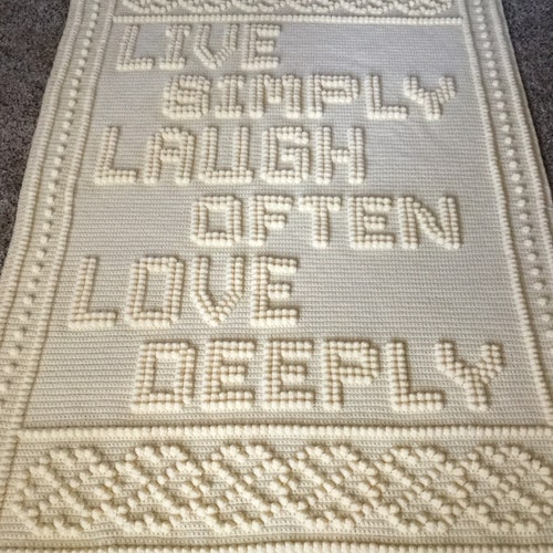 Pattern crochet blanket Brother #148