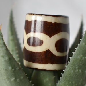 Tribal Dread Bead | Dread Bead | Bone Dread Bead | Dreadlock Accessory | Norse Dread Bead | Viking Dread Bead | Loc Jewelry