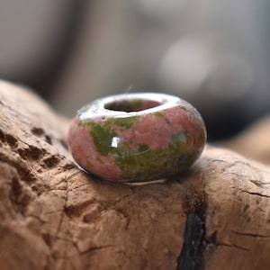 Unakite Dread Beads | 6mm Dread Beads | Rondell Beads | Dreadlock | Dread Accessory | Dread Beads