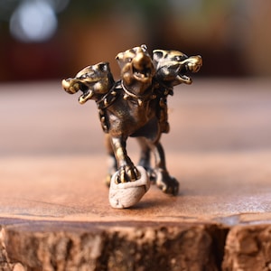 Cerberus Dread Bead | 3 Headed Dog Dreadlock Bead | 5.5mm Loc Jewlery