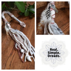 OOAK Pink Celestial Crystal Wrap | 23 INCH WRAP | Dread Wrap | Hair Wrap