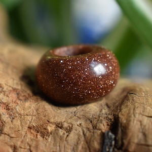 Sandstone Gemstone Dread Beads | 6mm Dread Beads | Rondell Beads | Dreadlock | Dread Accessory | Dread Beads