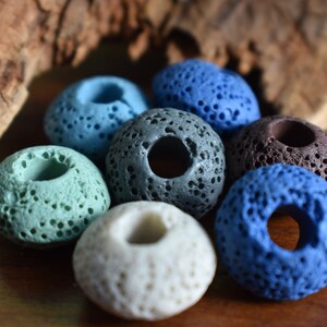 Lava Rock 1PC RANDOM Gemstone Dread Beads | 6mm Dread Beads | Rondell Beads | Dreadlock | Dread Accessory | Dread Beads