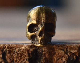 Skull Dread Bead | 5mm Loc Bead | Dreadlock Accessory | Loc Jewelry | Dread Bead | Large Hole | Big Hole | Cuff Bead