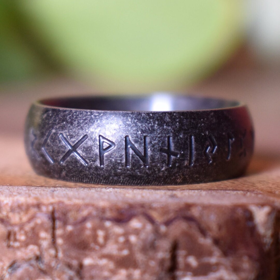Dread Rune Norse Dreadlock Bead Tie | 19mm Dread Tie | Rune Loc Accessory - Etsy