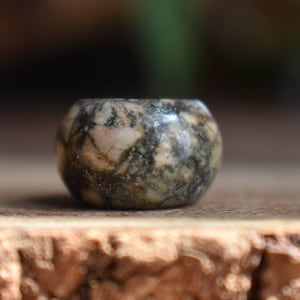 African Pink Turquoise Jasper Dread Beads | 6mm Dread Beads | Rondell Beads | Dreadlock | Dread Accessory | Dread Beads