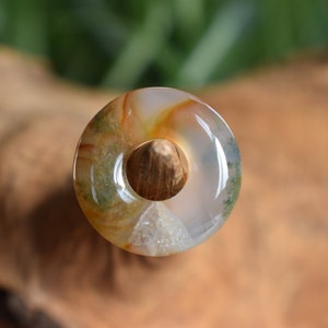 Indian Agate Gemstone Dread Beads | 8mm Dread Beads | Rondell Beads | Dreadlock | Dread Accessory | Dread Beads