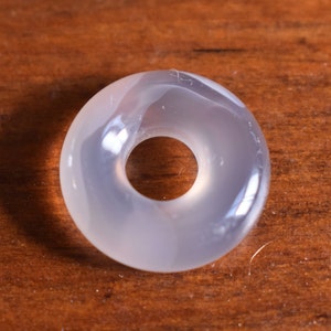 Grey Agate Gemstone Dread Beads | 6mm Dread Beads | Rondell Beads | Dreadlock | Dread Accessory | Dread Beads