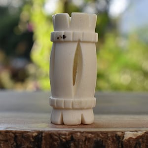 Bone Dread Bead Tie, Dreadlock, Bead, Large Diameter, cuff, Bone, 11mm, Bone, Bead, Lock, Dread, Loc, Jewelry, Buffalo, Boho