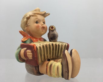 Antique Collectible Goebel Hummel figurine 'Let's Sing' #110/0 - TMK2, Hand painted vintage figurine