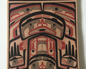 Vintage art book-Northwest Coast Indian Art: An Analysis of Form Paperback – by Bill Holm