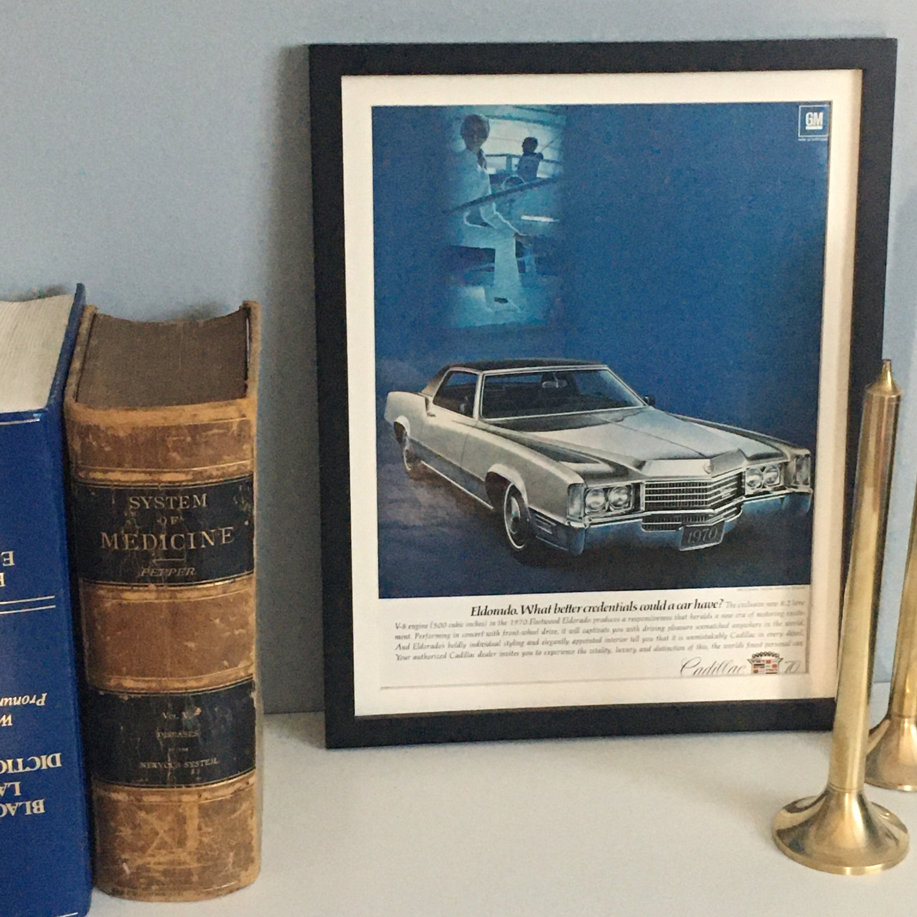 Cadillac Eldorado Vintage Car Advertisement 1970 Original ad, 10"x14" page from LIFE Magazine Vintage Advertising Collectible