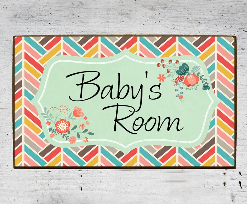 Kids Room Door Sign for Kid's Door. Baby Nursery Decor Etsy