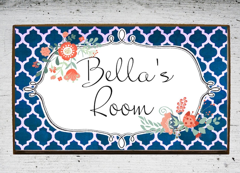 Kids Room Door Sign for Kid's Door. Baby Nursery Decor, Nursery Room