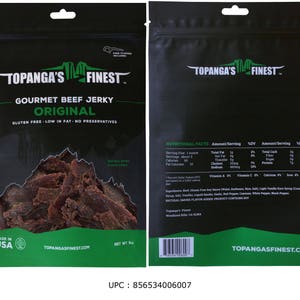 Homemade Gourmet, Gluten Free Beef Jerky, Healthy, with a Pepper Kick image 2