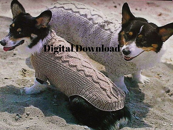 Fishermen Aran Cable Knit Dog Sweater Pattern Pet Jacket 5 Sizes Chest 10 30 Dog Coat Vintage Toy Dogs Pdf Instant Digital Download Fishermen Aran Cable Knit Dog Sweater Pattern Pet Jacket 5 Sizes Chest 10 30 Dog Coat Vintage Toy Dogs Pdf Instant Digital Download