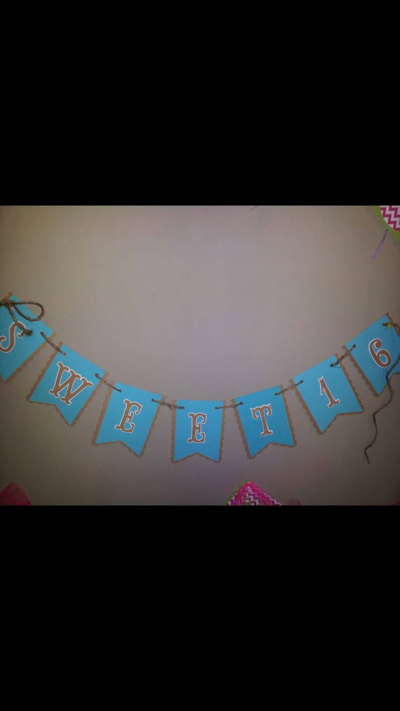 Sweet 16 Banner Template