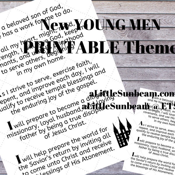 Young Men Theme Etsy Australia