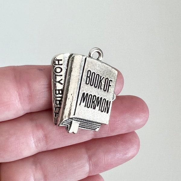 CHARM only-Book of Mormon Bible Scripture Charms BOM LDS Scriptures Missionary  Young Men Young Women Gifts Come Follow Me Sunday Girls Camp