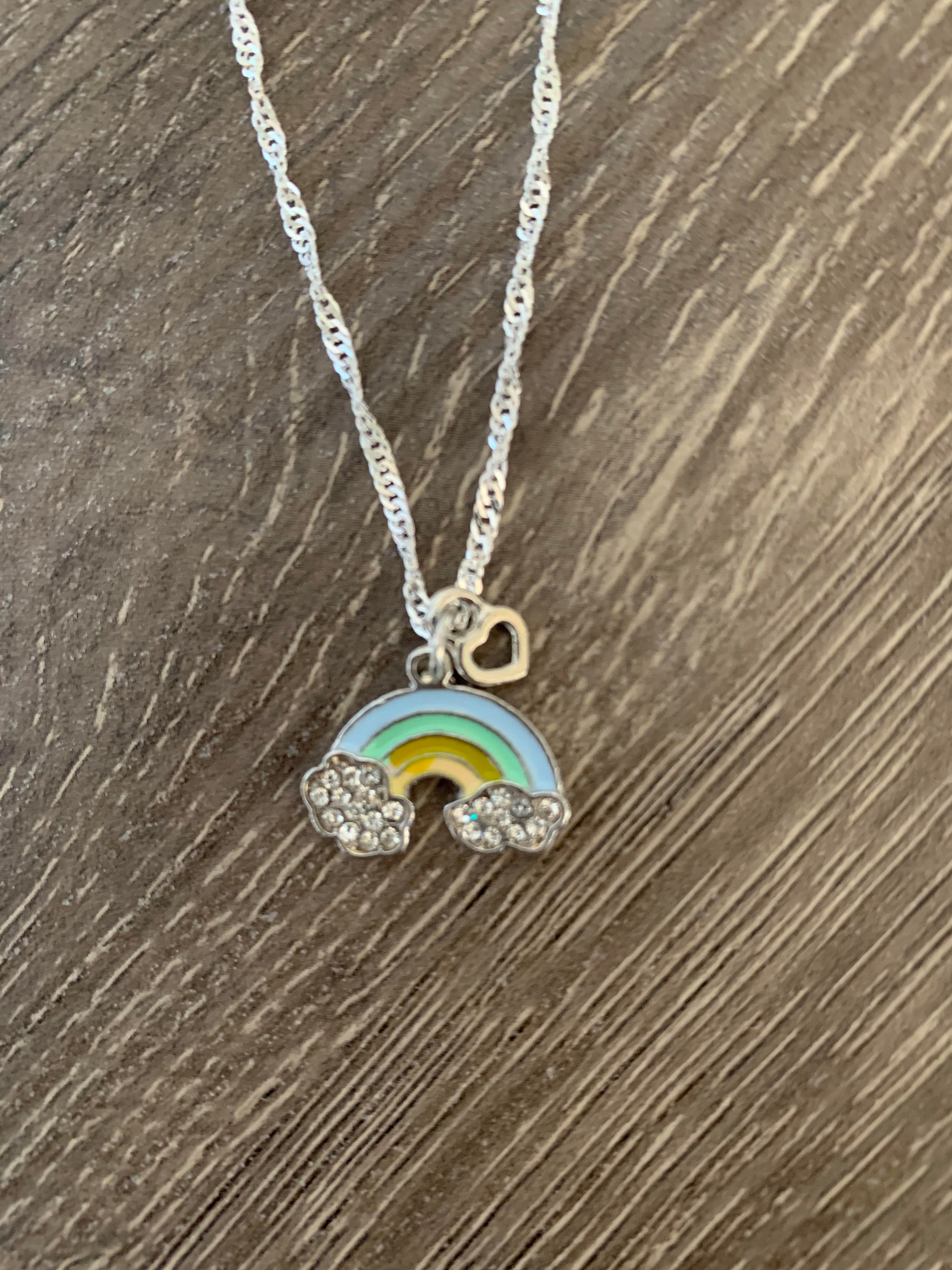 Rainbow Baptism LDS Primary Gift Rainbow Necklace Earrings I | Etsy