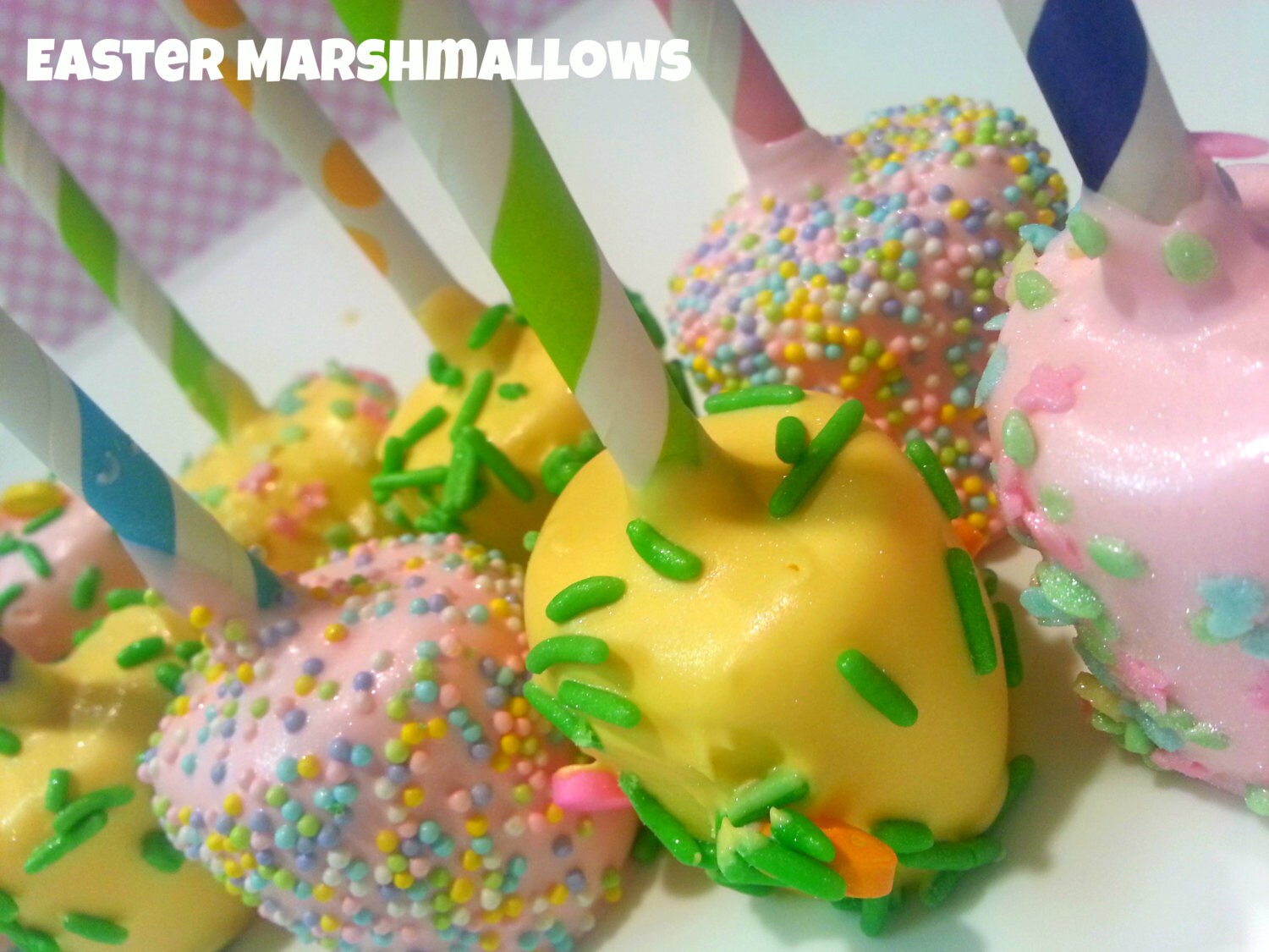 Easter Marshmallows Easter Treats Easter Pastel Treats Spring Il Fullxfull Easter Marshmallows Easter Treats Easter