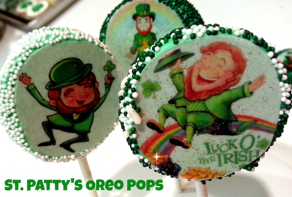 St. Patrick's Day Oreo pops