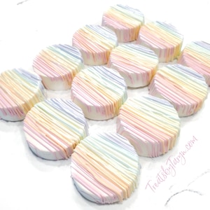 Ombre Chocolate Covered Oreos: Pastel Unicorn Treats (12 pk)