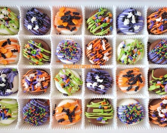 Mini Halloween Chocolate Covered Oreos Gift Set - (24 mini)
