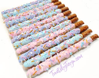 Donut Pretzels: Pastel Sweet Treats, Party Favors (12 Count)