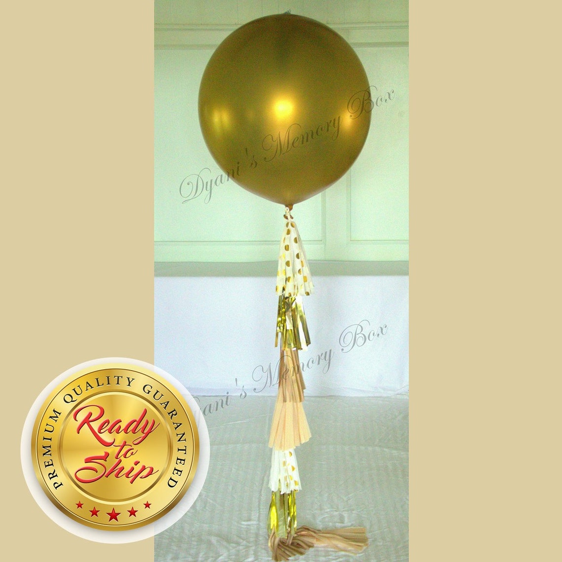 GOLD Baby Gender Reveal Balloon / 36 Confetti Reveal Etsy