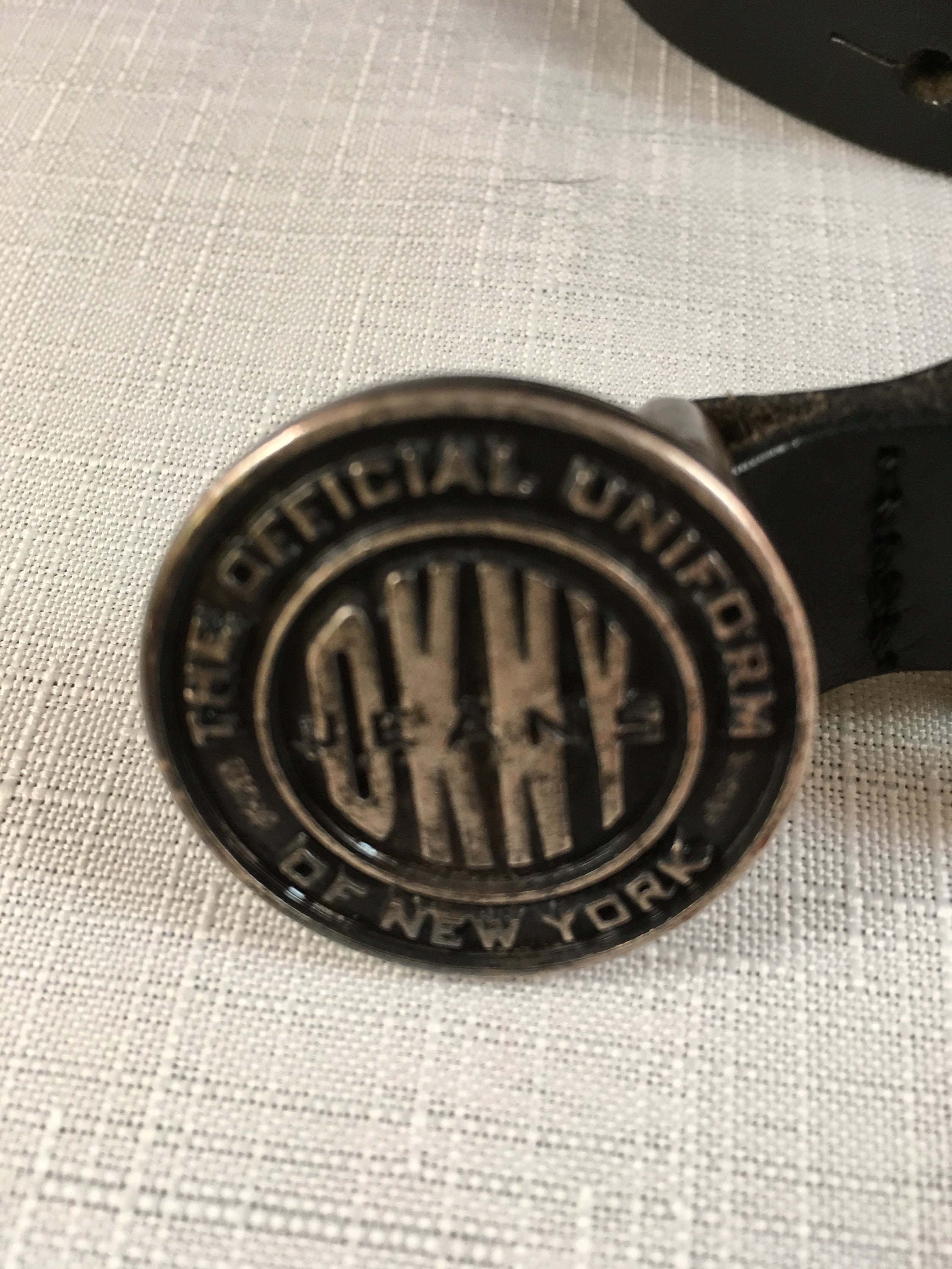 DKNY Jeans, Vintage Logo Black Leather Belt, Circa 1994 - Etsy